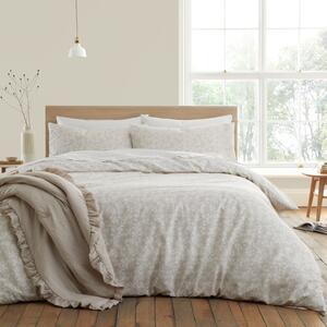 Bianca Shadow Leaves 200 Thread Count Cotton Duvet Cover and Pillowcase Set