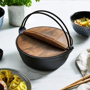 World Gourmet Cast Iron Ramen Cooking Pot