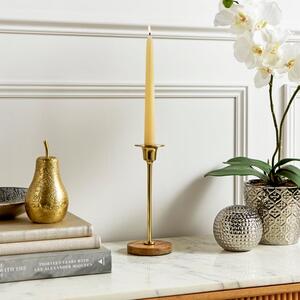 Gold Candlestick Holder