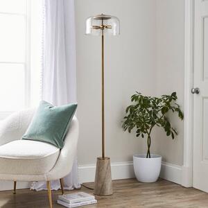 Kaeli Modern Marble Glass Floor Lamp