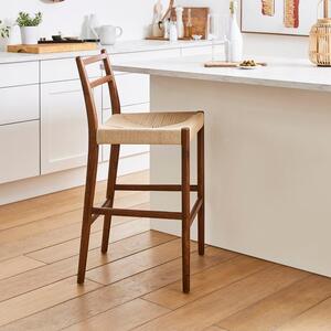 Arthur Bar Stool, Dark Stained Oak