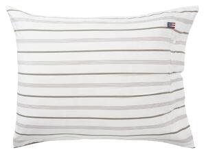 Lexington Striped Cotton Poplin pillowcase 50x60 cm White