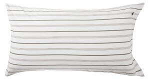 Lexington Striped Cotton Poplin Pillowcase 50x90 cm White