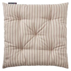 Lexington Striped Recycled Cotton seat cushion 40x40 cm Beige