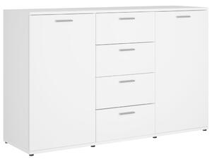 Sideboard White 120x35.5x75 cm Engineered Wood