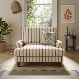 Beatrice Folkstone Stripe Snuggle Chair