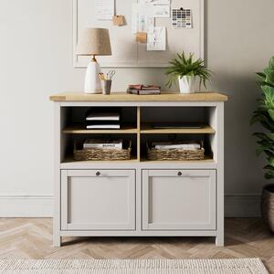 Olney Compact Storage Cabinet, Stone