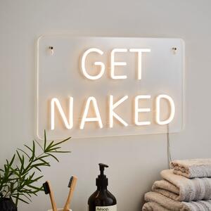 Get Naked Neon Sign