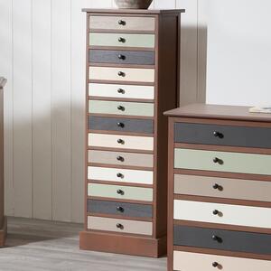 Pacific Loft 13 Drawer Chest, Pine