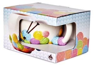 Knitting Design Mug MultiColoured