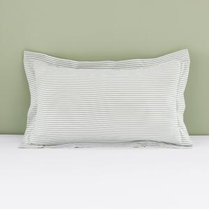 Khai Stripe Sage Oxford Pillowcase Green