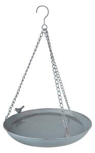 Fallen Fruits Grey Metal Hanging Bird Bath