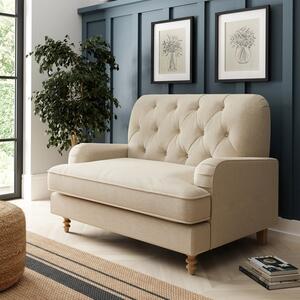 Beatrice Buttoned Luna Snuggle Chair