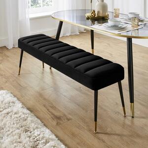 Sylvia Dining Bench, Velvet