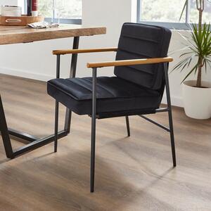 Bude Carver Dining Chair, Velvet