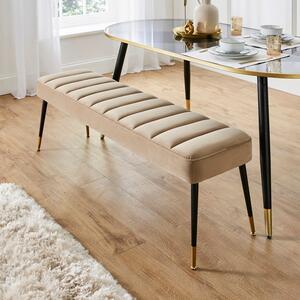 Sylvia Dining Bench, Velvet