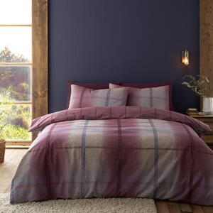 Catherine Lansfield Melrose Tweed 100% Brushed Cotton Duvet Cover & Pillowcase Set