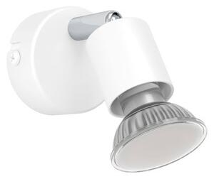 EGLO Essentials Stecci-E White Adjustable Semi Flush Spotlight