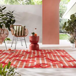 Riviera Lobster Recycled Indoor Outdoor Rug