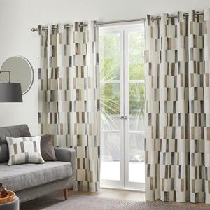 Fusion Oakland Cotton Eyelet Curtains