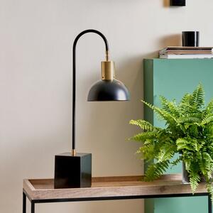 Mayfair Matt Black Domed Task Table Lamp