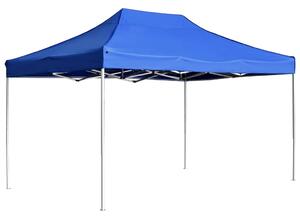 Professional Folding Party Tent Aluminium 4.5x3 m Blue