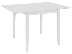 Extendable Dining Table White (80-120)x80x74 cm MDF