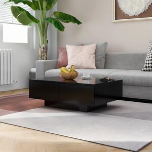 Coffee Table Black 90x60x31 cm Engineered Wood