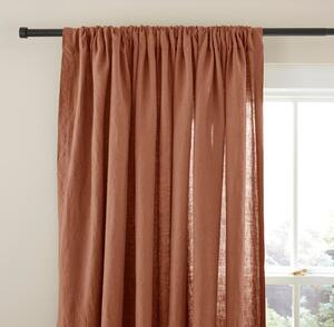 Linen Slot Top Curtains