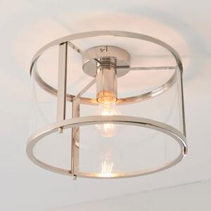 Vogue Beckett Industrial Flush Ceiling Light