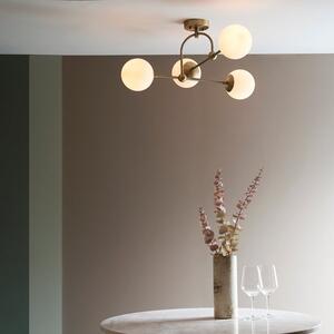 Vogue Newton 4 Light Semi Flush Ceiling Light