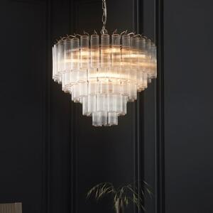 Vogue Chantilly Ribbed 12 Light Chandelier