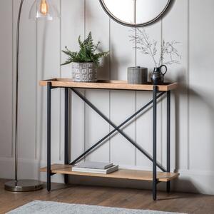 Newark Console Table, Light Wood