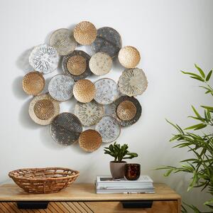 Cinnibar Round Metal Wall Art