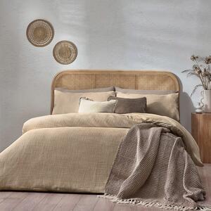 Yard Chunky Waffle Duvet Cover and Pillowcase Set