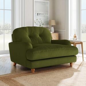 Martha Matte Plush Velvet Snuggle Sofa