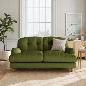 Martha Matte Plush Velvet 2 Seater Sofa