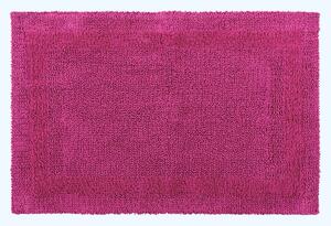 Homescapes Luxury Reversible Raspberry Extra Large Cotton Bath Mat, 70 x 120 cm, Machine Washable, Super Absorbent, Soft and Tufted, Eco Friendly