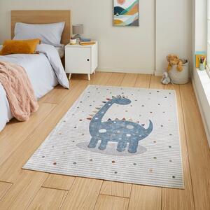 Vida Dinosaur Washable Rug