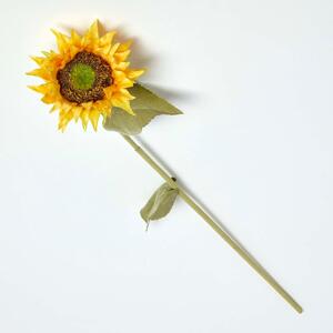 Homescapes Artificial Sunflower Single Stem 80 cm