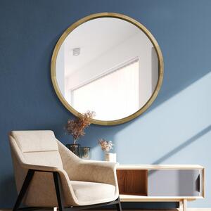 Naturalis Solid Oak Round Wall Mirror