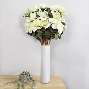 Artificial Cream Magnolia Stem