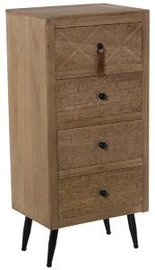 Chest of drawers Alexandra House Living Brown Wood 40 x 86 x 30 cm