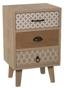 Nightstand Alexandra House Living Brown Wood 40 x 63 x 32 cm