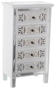 Chest of drawers Alexandra House Living White Wood 48 x 89 x 30 cm