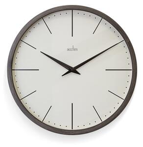 Acctim Leksvik Grey Wood Wall Clock