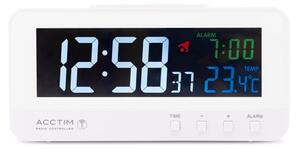 Acctim Rialto White Alarm Clock