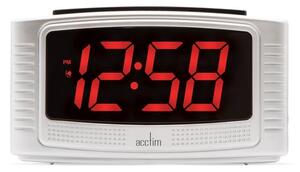 Acctim Vina Silver Alarm Clock