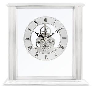 Acctim Vermont Silver Mantel Clock