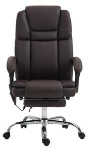 Vinsetto Six Point Vibrating Massage Office Chair - Dark Brown